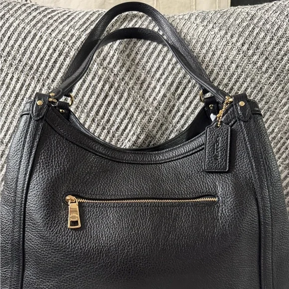 COACH Pebble Leather Kristy Shoulder Bag - Picture 2 of 16